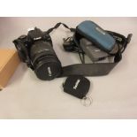 Canon 400D camera with lens and accessories