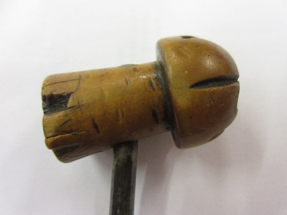 Unusual corkscrew, the handle in the form of a champagne cork, inscribed ' Monopole ', together with - Image 4 of 17
