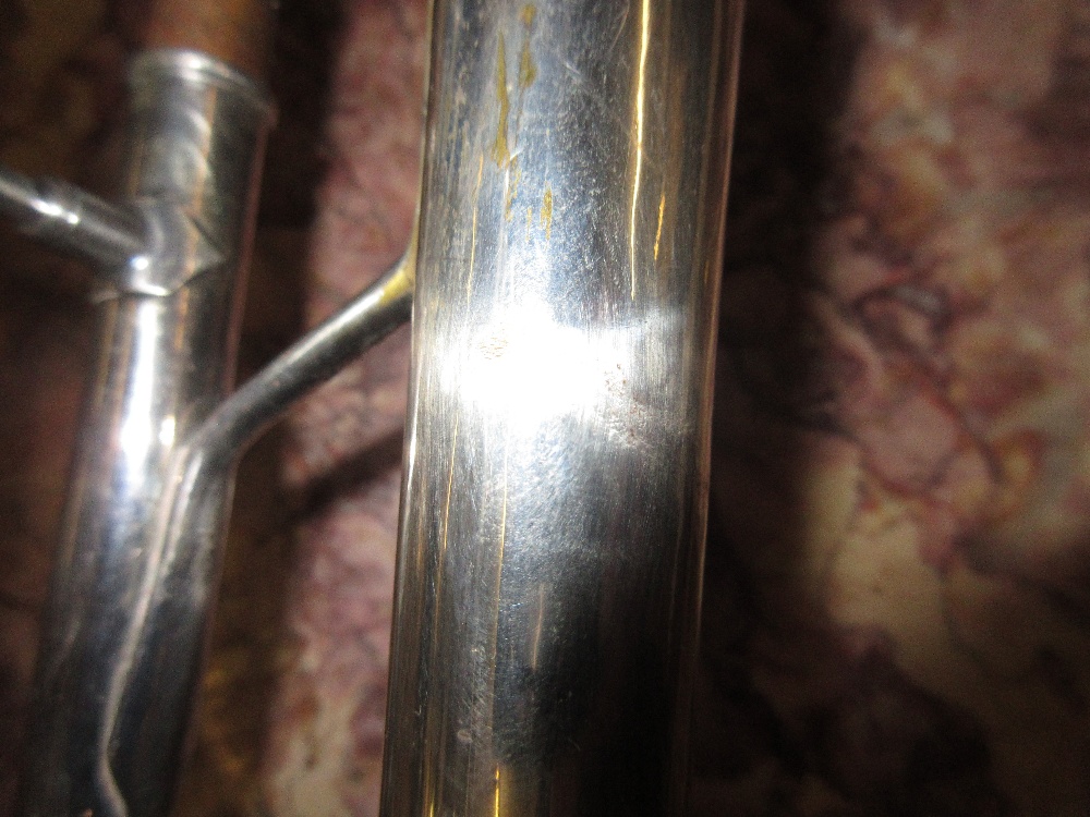 Vincent Bach ' Stradivarius ' model 37 trumpet in a fitted case Couple of dents to the tubing and - Image 5 of 7