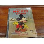 Walt Disney ' Mickey Detective ' booklet, printed by Hachette, Paris, France Good overall condition.