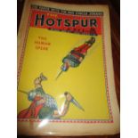Collection of ' Hotspur ' comics comprising: ten circa 1940's, thirty six 1968 - '70 and nine 1970 -