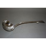 Victorian Glasgow silver soup ladle
