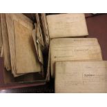 Quantity of 18th and 19th Century vellum indentures