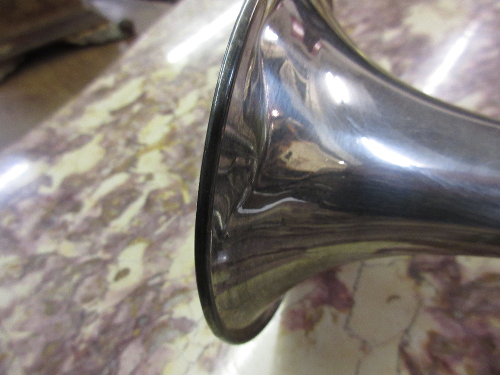 Vincent Bach ' Stradivarius ' model 37 trumpet in a fitted case Couple of dents to the tubing and - Image 4 of 7