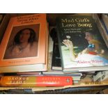 Seventeen various hardback volumes with dust wrappers, women writers, diaries, letters,