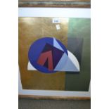 Stephen Hoskins, artist signed Limited Edition proof lithograph, ' Golden Section ' signed verso,