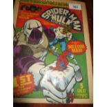 Collection of forty nearly consecutive British Spiderman and Hulk Weekly 1980 / 81, No.s 397 to