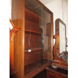 Mid 20th Century teak bookcase with two glazed doors