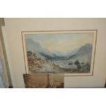 Folder containing a quantity of 18th Century and later ink and wash, other drawings, landscape and