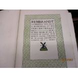 One volume ' Rembrandt ' by Emile Michel Tercentenary memorial, published William Heinemann, London,