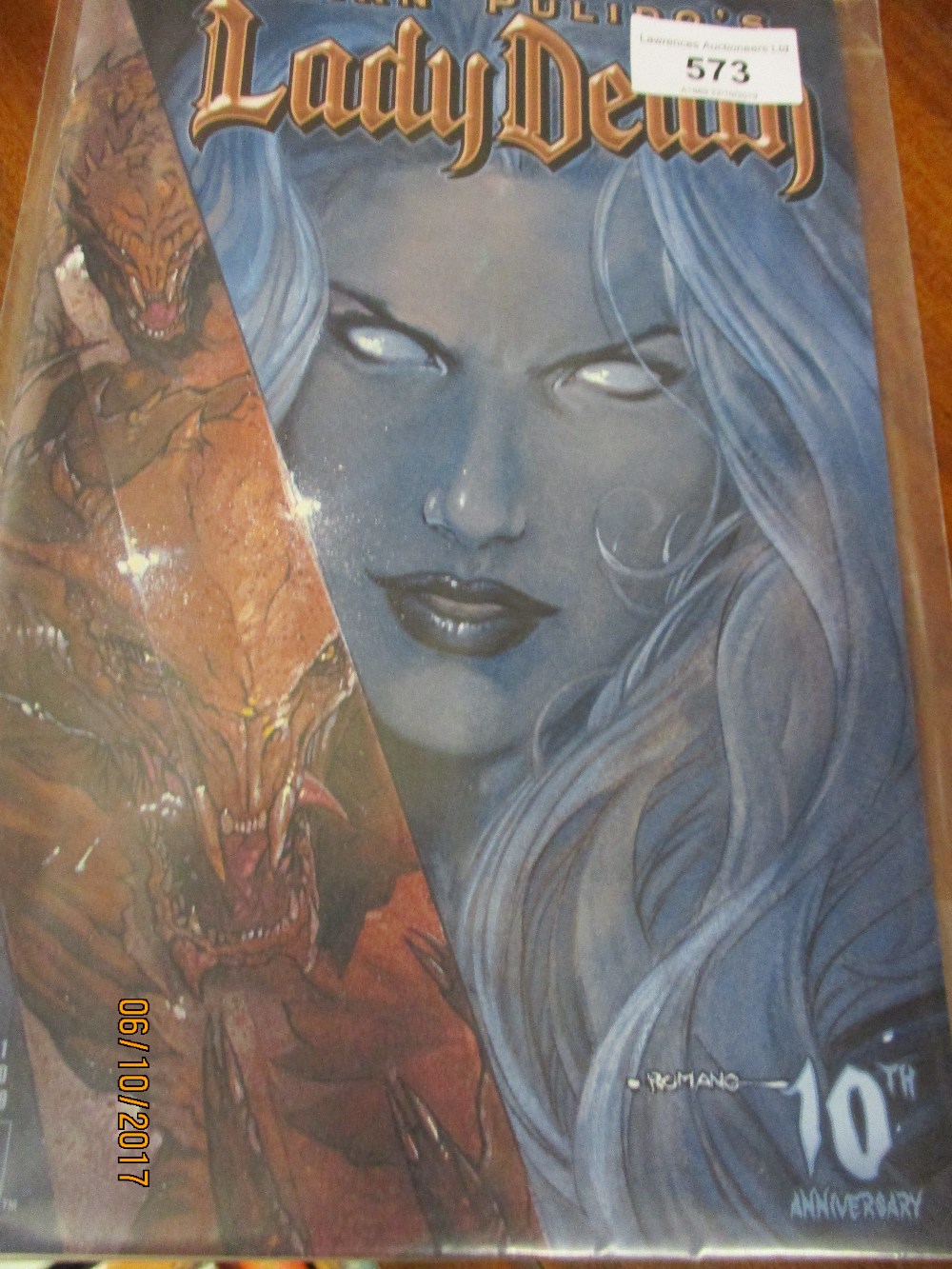 Quantity of Lady Death comics, printed by Avatar Press