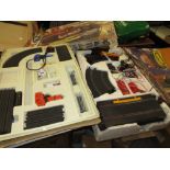 Two boxed Scalextric racing car tracks