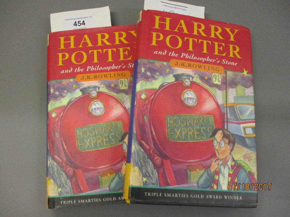 J. K. Rowling, Harry Potter and the Philosophers Stone, First Edition, 22nd printing, with dust