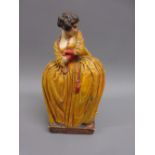 Agatha Walker, painted composition figure ' Lucy Locket ', 9.5ins high