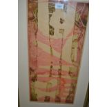 Muriel Rose, signed Limited Edition silk screen print, ' Lovers ', No. 1 of 3, together with another