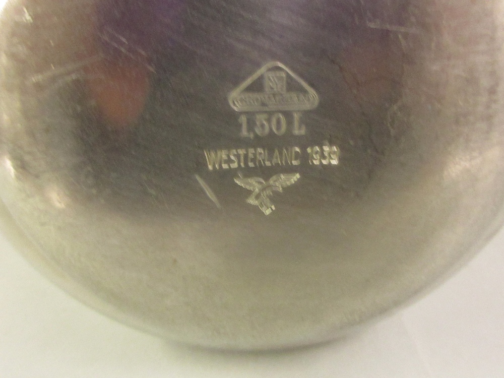 Cromaggan Luftwafe stainless steel coffee pot stamped Westerland, 1939 - Image 2 of 2