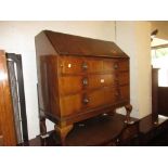 Early to mid 20th Century mahogany bureau