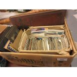 Collection of miscellaneous stamps and postcards, loose and in albums