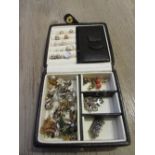 Quantity of various drop and stud earrings