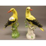Pair of Copeland Spode figures of birds