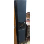 Pair of Acoustic Reference large loud speakers, model no. SM1000, together with a pair of large teak
