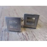 Pair of Gucci silver cufflinks