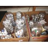 Large collection of approximately five hundred modern thimbles, together with a quantity of