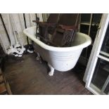 Victorian style roll-top bath