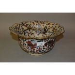 20th Century cloisonne and gilt metal bowl decorated internally and externally with stylised