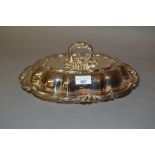 Garrard & Co. silver entree dish and cover with cast foliate design, 67oz Good condition, late