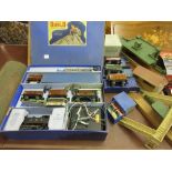 Hornby Dublo electric train set in original box, tank goods EDG7 together with a quantity of station