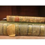18th Century leather bound volume, ' C. Sallustii Crispi Opera Omnia Quae Extant, Interpretation