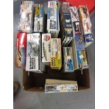 Group of various boxed scale models of aircraft including Revell and Airfix