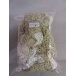 Small quantity of crochet and lace items