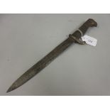 German bayonet with stylised eagles head pommel and a 9.5in blade (minus scabbard)