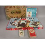 Palitoy Action Man game, Beatrix Potter wooden jigsaw and other games