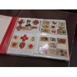 Album containing a quantity of World War I and II memorabilia and ephemera including medals,