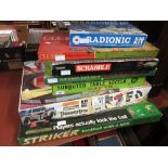 Quantity of various boxed children's games including Cluedo, Totopoly, Subbuteo table soccer,