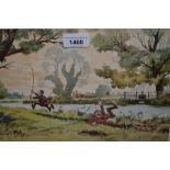 Norman Thelwell, artist signed Limited Edition print, ' Down by the River ', together with a