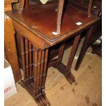 Nest of four good quality rectangular mahogany occasional tables in George III style