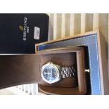 Gentleman's Breitling Chronometer Aerospace titanium wristwatch, with original presentation box