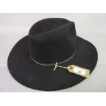 Jolley's Ranch Wear, black felt Stetson hat