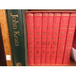 Modern boxed set of seven volumes ' Works of Jane Austen ' and another, ' The Poetry of John Keats '