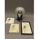 Swarovski Limited Edition crystal figure of a peacock, No. 7236 of 10,000 in original fitted case