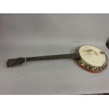 ' The Whirle ' banjo by Windsor, Birmingham in fitted case