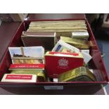 Quantity of various cigarette card albums and loose cigarette cards