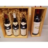 Chateau Tretis 1995 Bordeaux Magnum red wine, Savigny les Beaune 1990 red wine, Chablis Premier Cru,