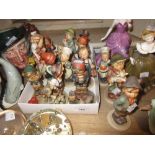 Collection of fifteen various Goebel Hummel figures of children (nine at fault)