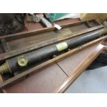 Late Victorian target telescope by J.H. Steward, for the National Rifle Association, the brass