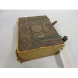 Small 19th Century leather photograph album containing collection of European royalty, political